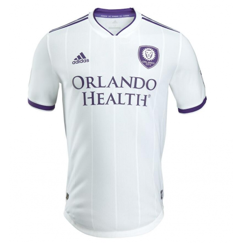 Player Version Orlando City 18/19 Away White Soccer Jersey Shirt
